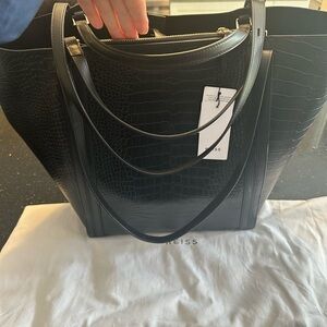 NWT Reiss leather tote